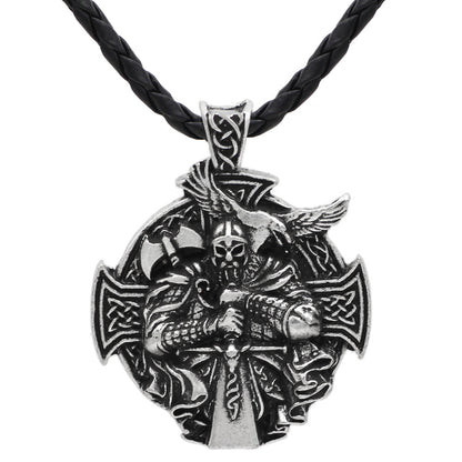 Viking Warrior Aoding Mount Crow Hammer Necklace e6851d79 2210 40a3 9a92 d4f460c3ec58