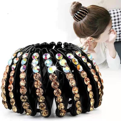 Korean Rhinestone Bird's Nest Pill Head Coiler e6959332 71cb 4844 8d04 19c9bad9abd8