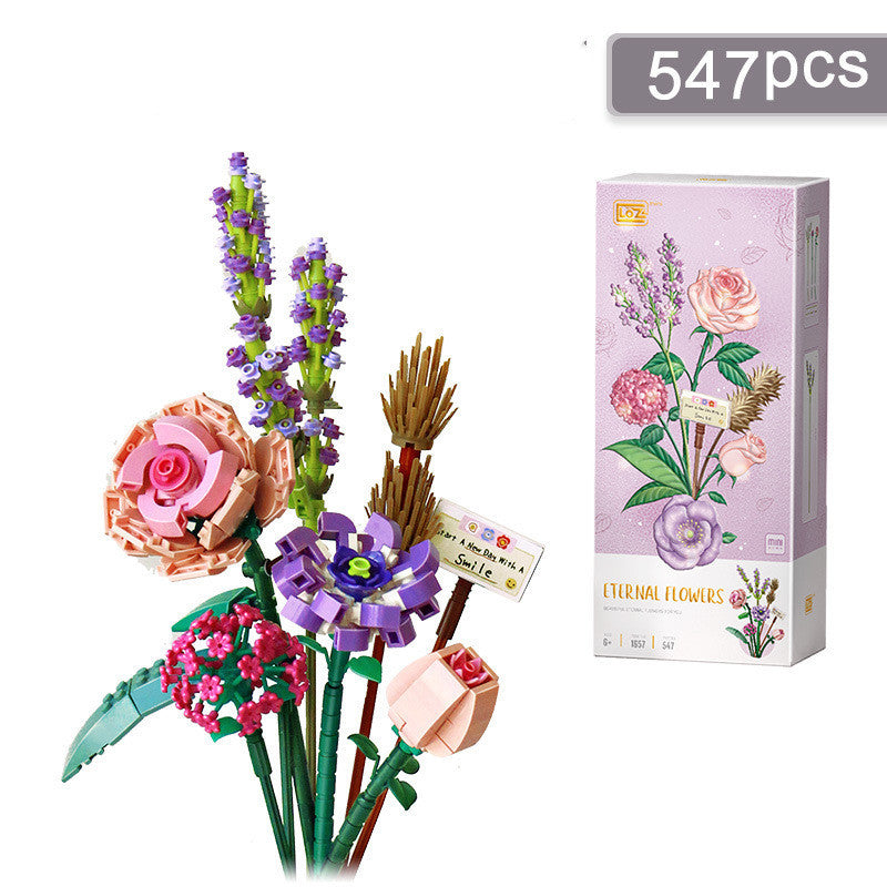 Building Blocks Decoration Immortal Flower Arrangement Girls Assembled Toys e6b4fed8 a1cf 4e90 806d a5205d1c8b20