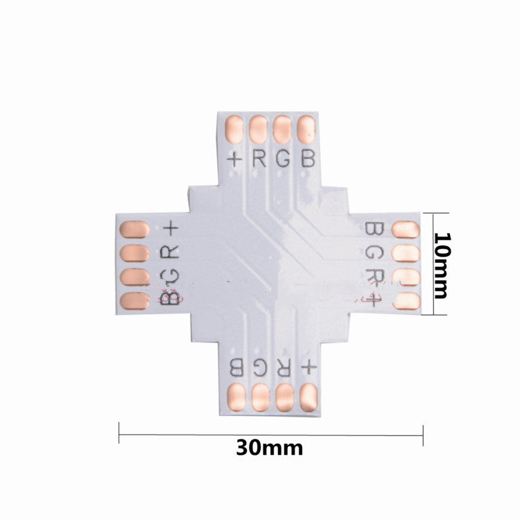 RGB L-shaped T-shaped Cross 10mm 4P Corner Connecting Plate e6bc9d89 6ce0 431e 9d71 d050acfff2d0
