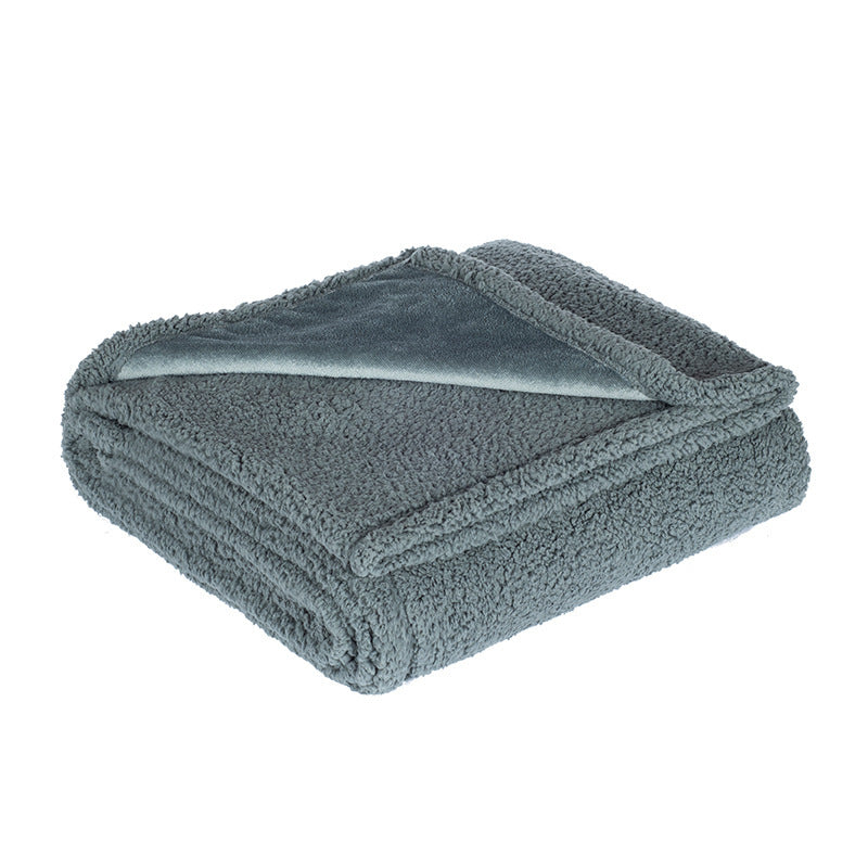 Flannel Cotton Wool Sherpa Thick Pet Blanket Dog Kennel e6be7ab9 9854 4d20 9494 40eebc94c30b