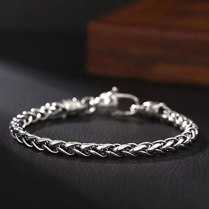 Woven Personality Simple Men's Six Words Mantra Vintage Bracelet e6da9a08 1915 4f28 9c75 3a06a56226d3