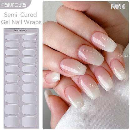 Japanese Style Nail Beauty Gel Stickers Semi-curing French Gel e6f00ebe 0691 4ff4 8da5 3b29e11a5c91