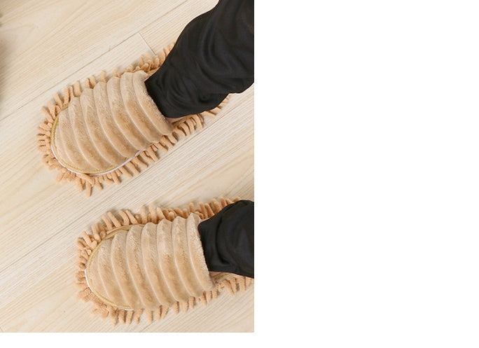 New Fluffy Striped Lazy Floor-scrubbing Slippers e6f813ce 747f 40be af2d 0422b47d40a6