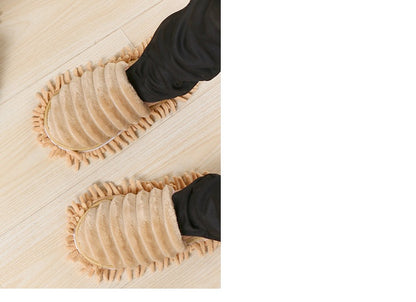 New Fluffy Striped Lazy Floor-scrubbing Slippers e6f813ce 747f 40be af2d 0422b47d40a6