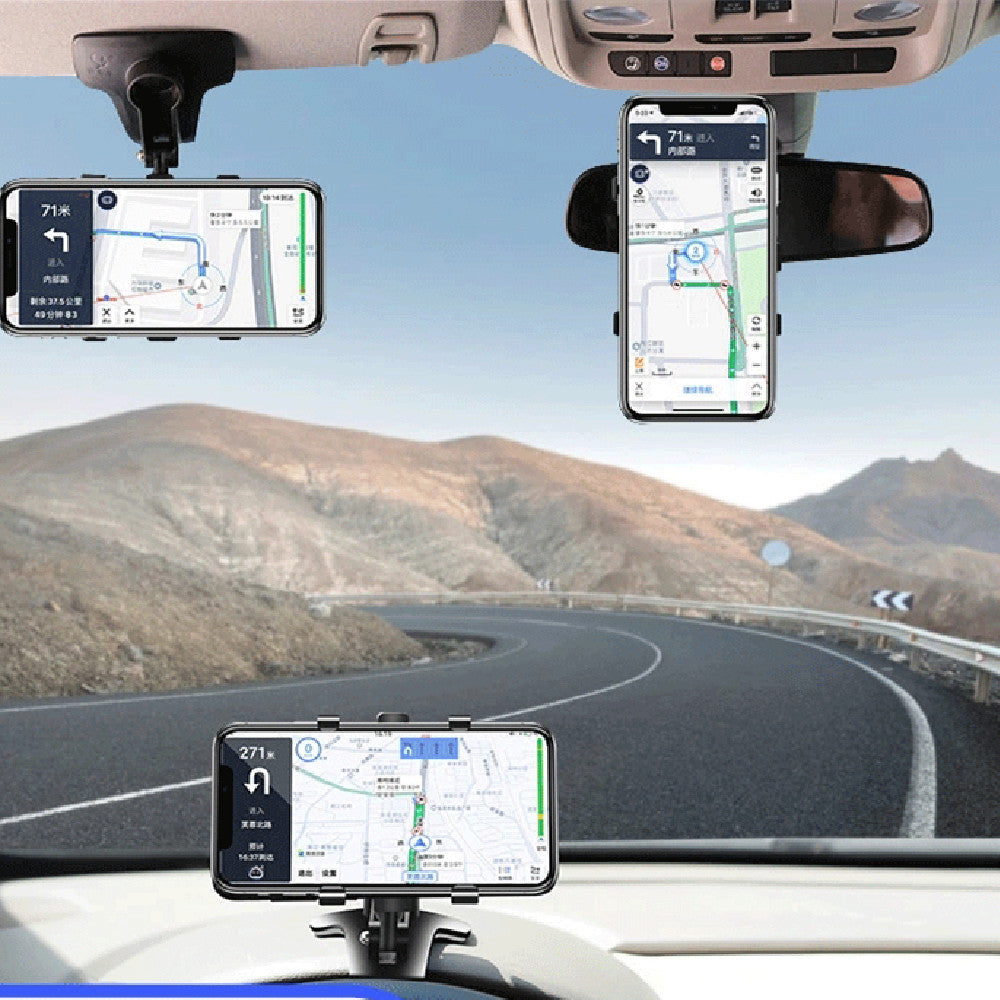 Car Interior Dashboard Rearview Mirror Universal Bracket - 图片 3