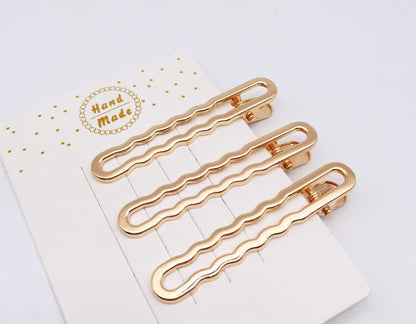 Hair Card Alloy Hollow Duckbill Square Clip e7265ec6 ee86 45bf 9130 4d88ed5aabd3