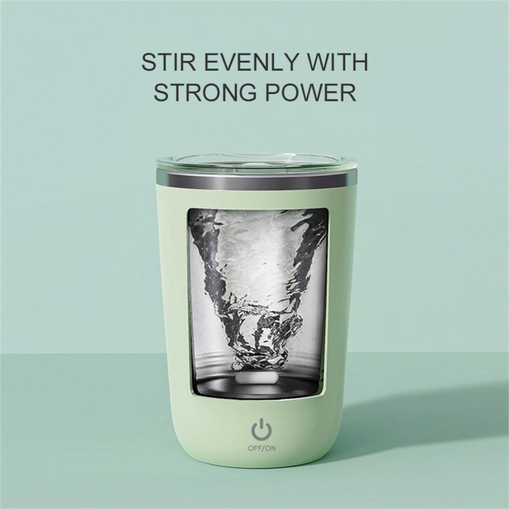 350ml Automatic Self Stirring Mug Coffee Milk Juice Mixing Cup Electric Stainless Steel Lazy Rotating Mug Magnetic Stirring Cup Kitchen Gadgets - HD Wireless Product #6