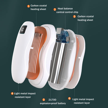 Electric Hand Warmer Reusable Warmer Hand Digital Display USB Rechargeable Power Bank For Winter Camping Hunting Outdoor - 图片 5