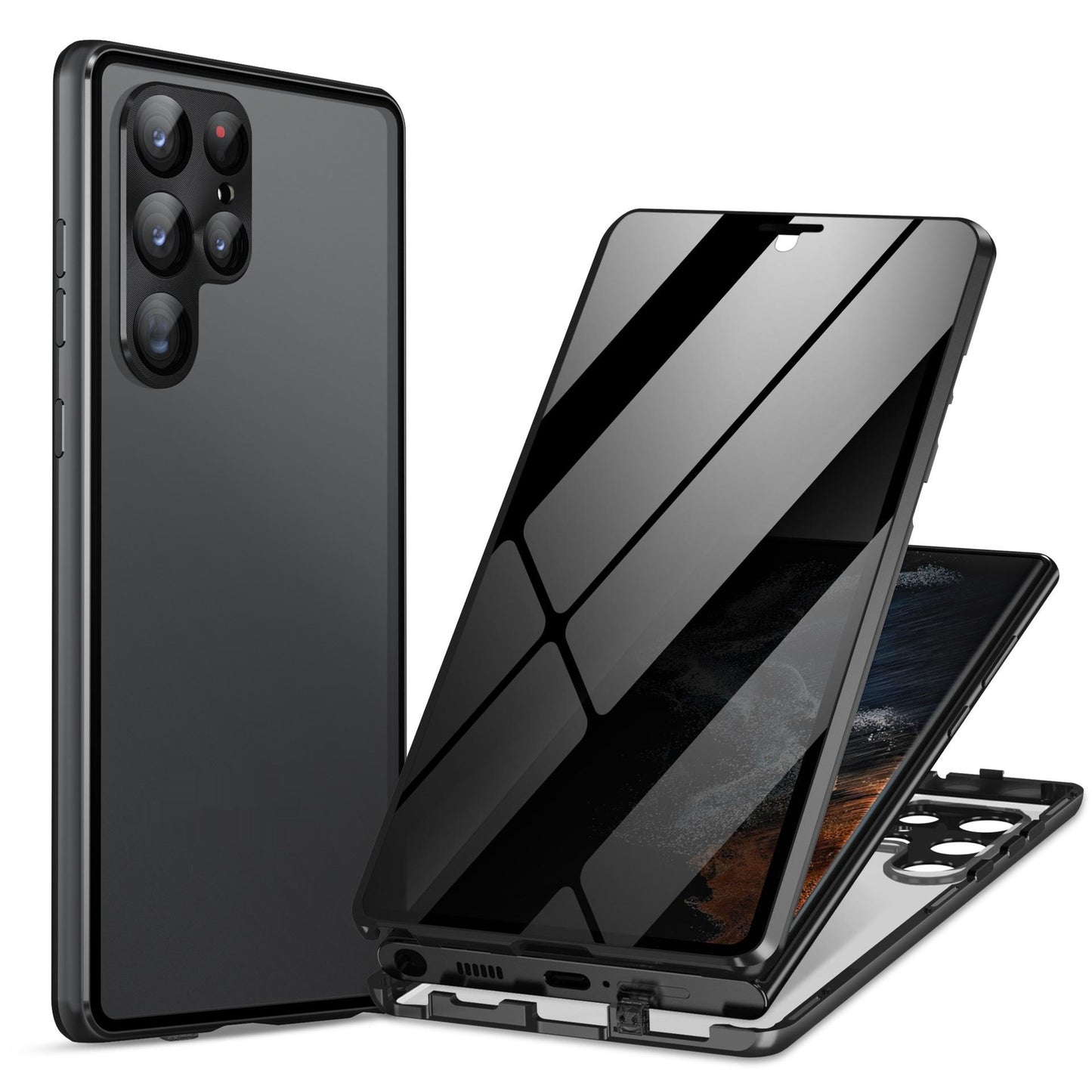 Suitable For Goggles Metal Phone Case Peep-proof Magnetic King Magnetic Phone Case e75d2cae a42f 4df5 9a6a 2315f1c54985 fine