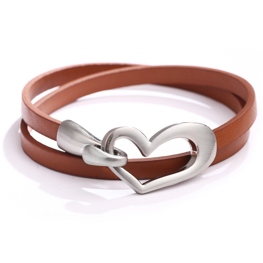 Fashion Ladies Simple Love Alloy Bracelet e77d256e 07b1 4ec6 81d8 92d3c07c03a3