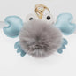Cartoon Cute Crab Keychain Pendant e78b5857 4378 4881 be23 6a29e98425ec