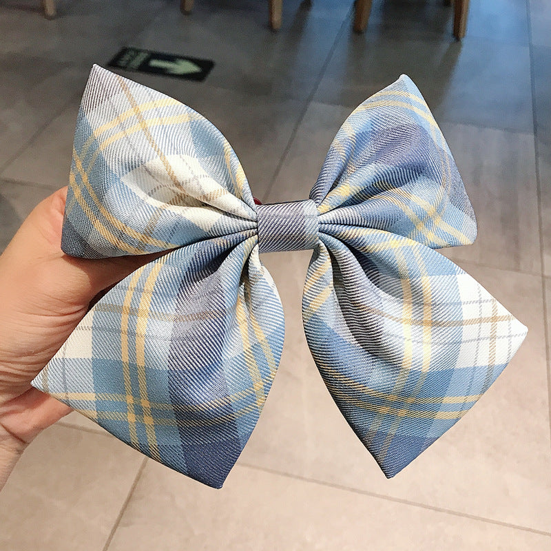 Girl's Plaid Bow Hairpin e7a49cfa ebb4 4a2d b772 af9954ad7fca