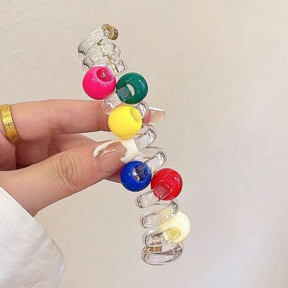 Telephone Wire Hair Ties Hair Rope Hair-binding High Elasticity Not Tight Hair e7ba9517 72c6 4de6 98d4 96c946077ea9