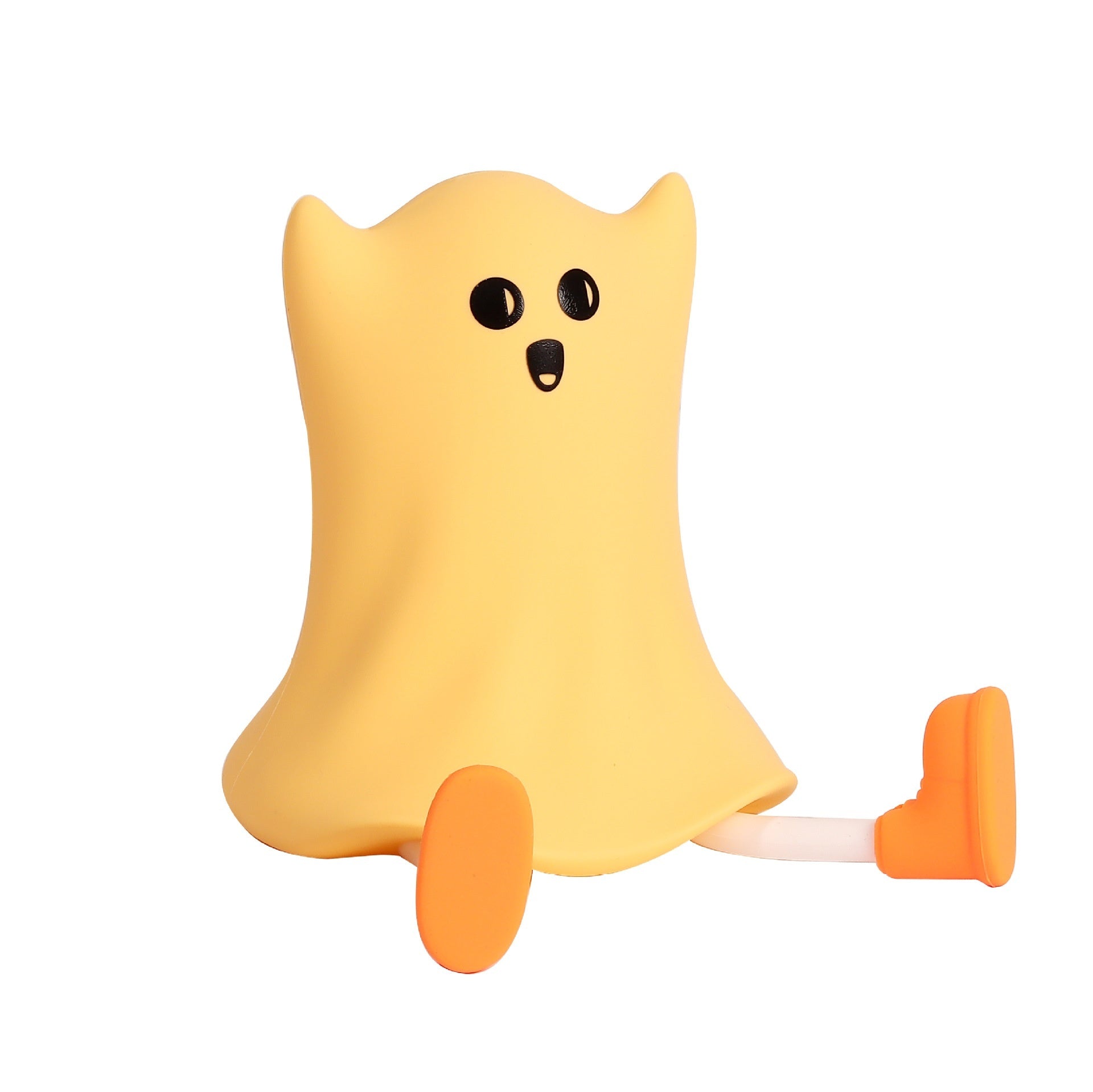 Halloween Silicone Ghost Shaped Bedside Lamp With Touch Control Soft Glow For Water-resistant Decoration e7c8967f 0d76 4238 9