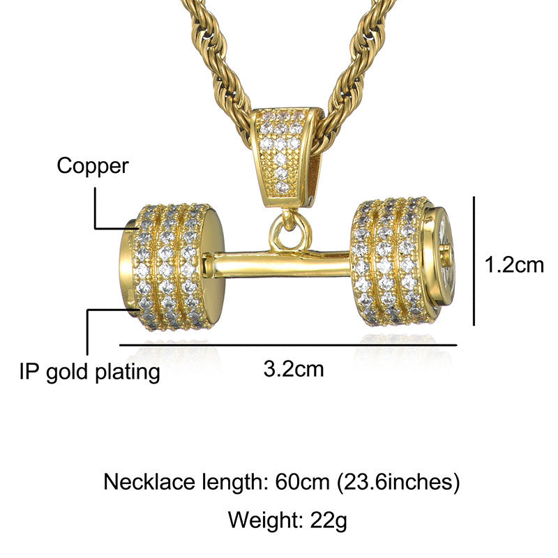 Men's Full Diamond Hip Hop Pendant Necklace e7dcf865 bbd9 4924 a5a1 fb6d90c5ba16