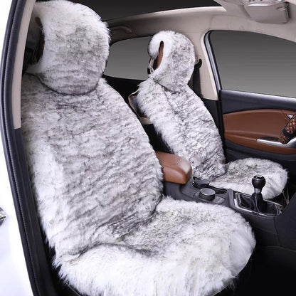 All-inclusive Car Seat Cover Plush Cushion Three-piece Cushion Universal Cushion Winter e7f9b9d6 beb5 4cb7 8afd df67189c4f63