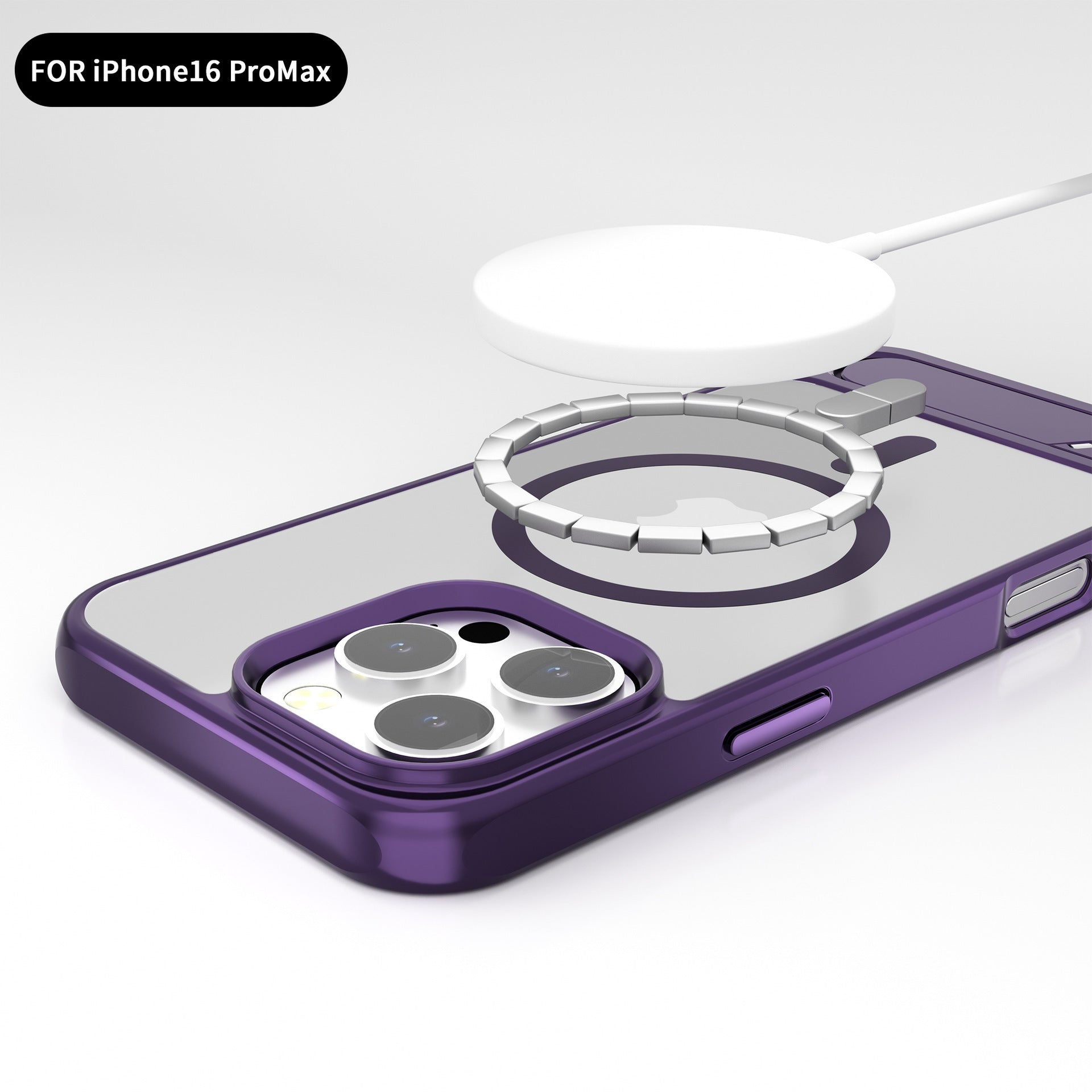 Metallic Paint Skin-sensitive Magnetic Bracket Phone Case e80fc09c f81a 436a af45 b61944c3b6b2