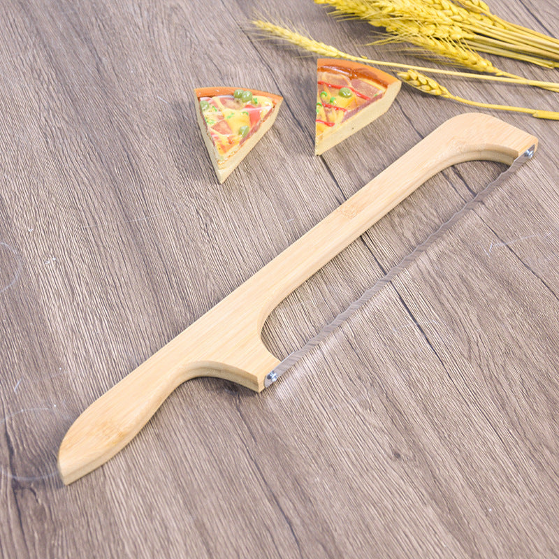 Wooden Bending-resistant Cutting Serrated Bread Knife e8280934 6492 4037 8337 4aa2b8629a58