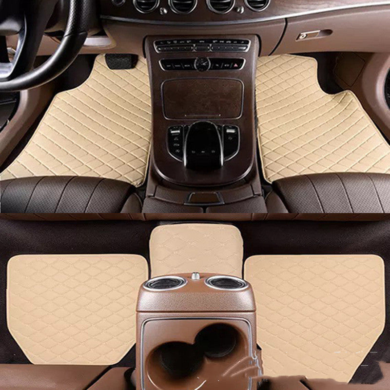 Universal Right Rudder Foot Pad Leather Quilted Embroidered Full Surround e83debaa 2df7 4b48 b9d7 7ef9fe47fb97