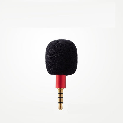 Mini Condenser Microphone Metal Small Microphone Amplifier Sound Card K Song Outdoor Live Mobile Phone Sound Card Microphone 