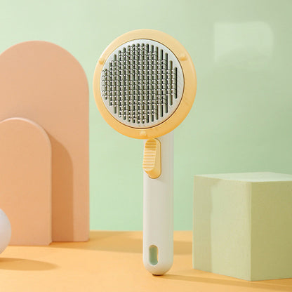 New Pet Cat Brush Hot Selling Hand-held Steel Wire Self-cleaning Comb Looper For Hair Removal e84b2b0b 4c10 4b7e 9885 6ac5635