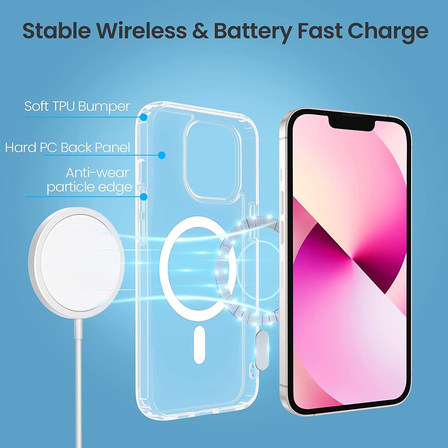 Transparent Magnetic Phone Case Tempered Film Lens Protector Set e8570897 54b5 44a0 9202 bde7c86756ca