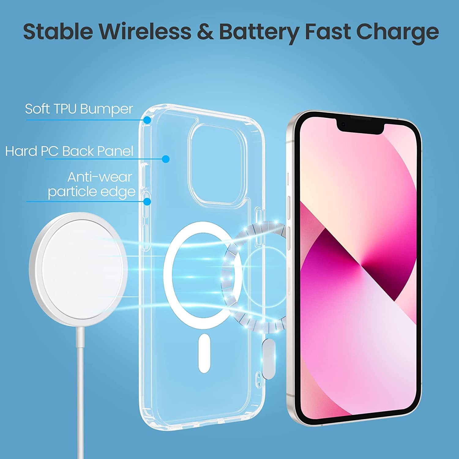 Transparent Magnetic Phone Case Tempered Film Lens Protector Set e8570897 54b5 44a0 9202 bde7c86756ca