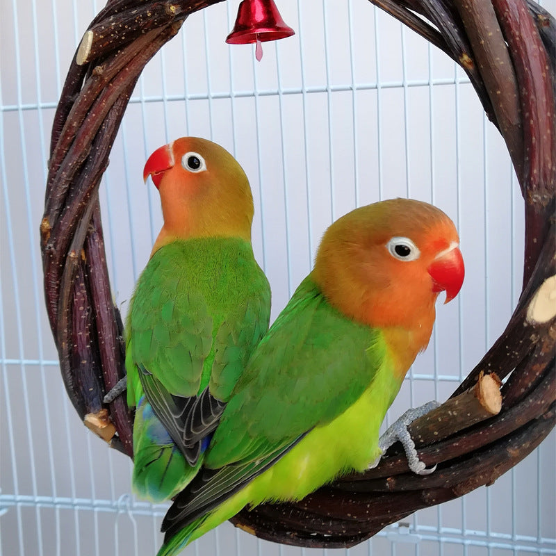 Bird Standing Frame Rattan Ring Chewing Toy Bird Cage e85748ca 8eaa 4136 9b1f 2051cb848f50