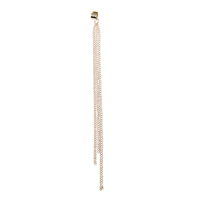 Fashionable Temperament  Alloy Chain Clause Long Ear Clip Earrings Ladies e86004cd 4d92 4446 b673 8b751c314084