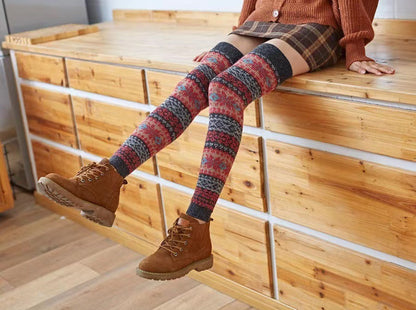 Autumn And Winter Angora Wool Knee Socks Women e8732172 9121 480e 905f 898369ba04f1