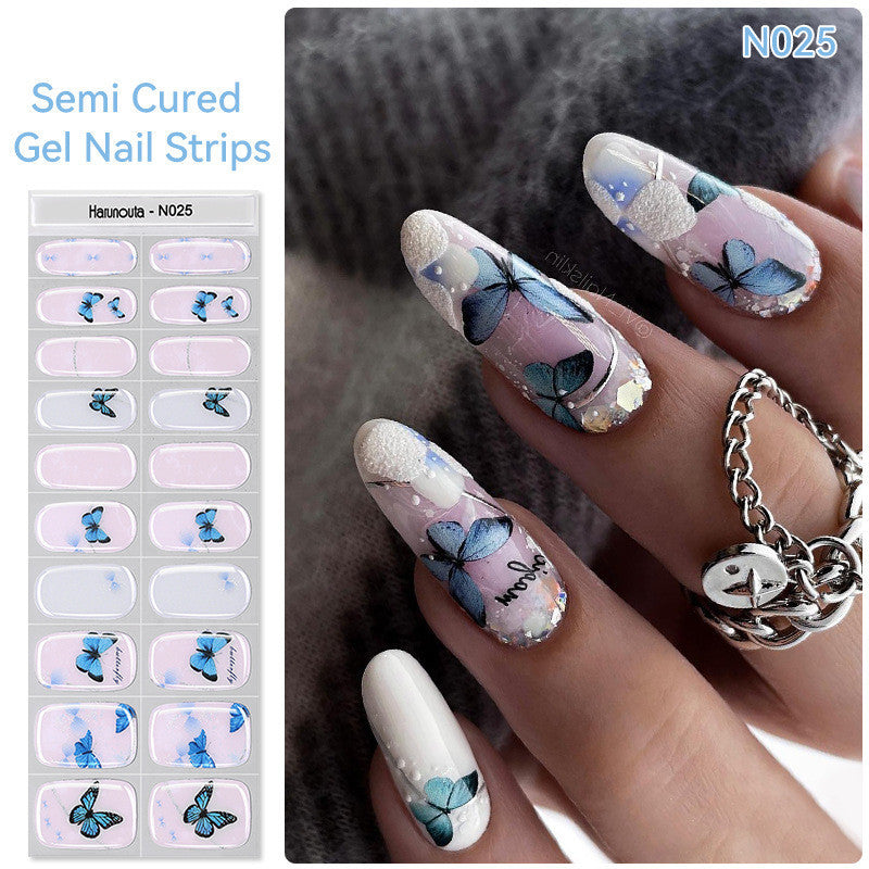 Japanese Style Nail Beauty Gel Stickers Semi-curing French Gel e87b19ad 402f 420d 96b0 070dedf7bd79