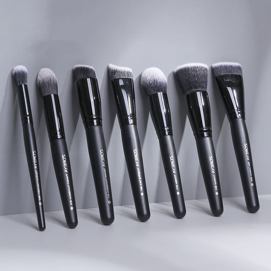 Beauty Tools Black Makeup Brush Single Blush Brush Shaped Powder Foundation Brush Powder Brush e89d1f55 52de 4b6a 89b6 782b40