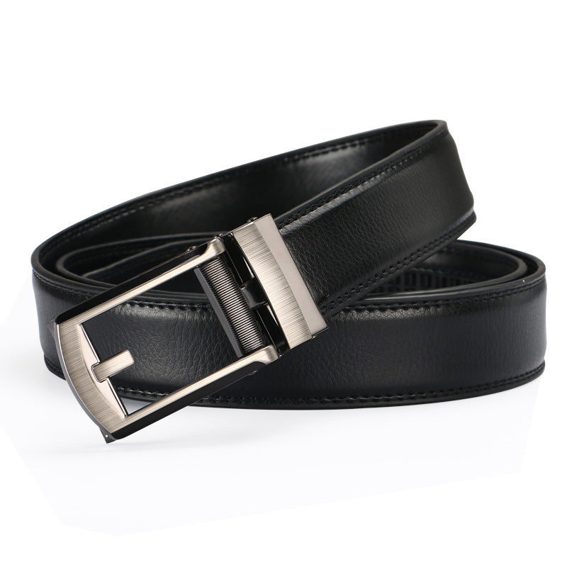 Two-layer Cowhide Fake Needle Automatic Buckle Men's Special Belt e8bb6020 42c2 4958 9fa1 9409fa284d50