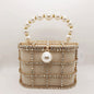 Hollow Pearl Buckle Birdcage Clutch e8cf19d8 dad6 4958 9b94 8ff2a7699046