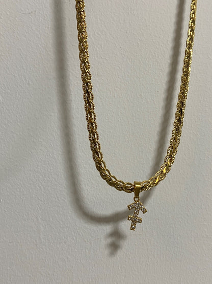 Vintage 18k Gold Plated Diamond Constellation Clavicle Necklace e8d29d31 e3ce 43dd ac7f 45be7e309f5b