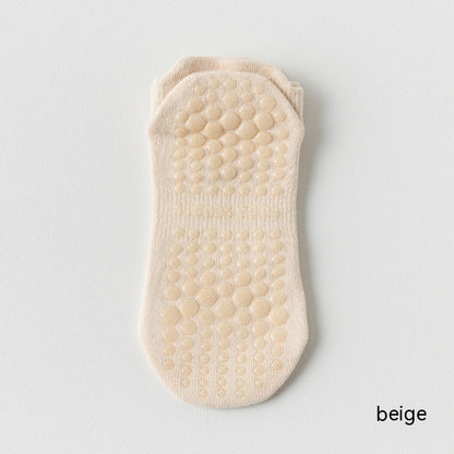 Women's Pure Cotton Non-slip Silicone Indoor Fitness Pilates Socks e8dcc54b 5030 4a86 9e6c b9d551a5dc49