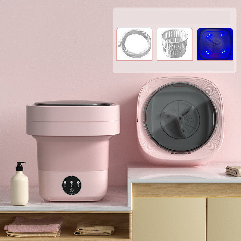 Mini Foldable Washing Machine Portable Mini Socks Underwear Panties Washing Machine Big Capacity 3 Models With Spinning Dry G