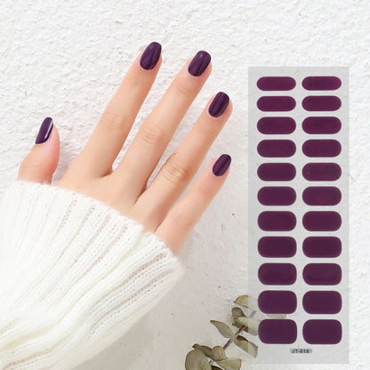 Thermal Semi-curing Nail Beauty Full Stickers Phototherapy Gel e8fb457b b735 4df1 86b5 96b4ecadde1c