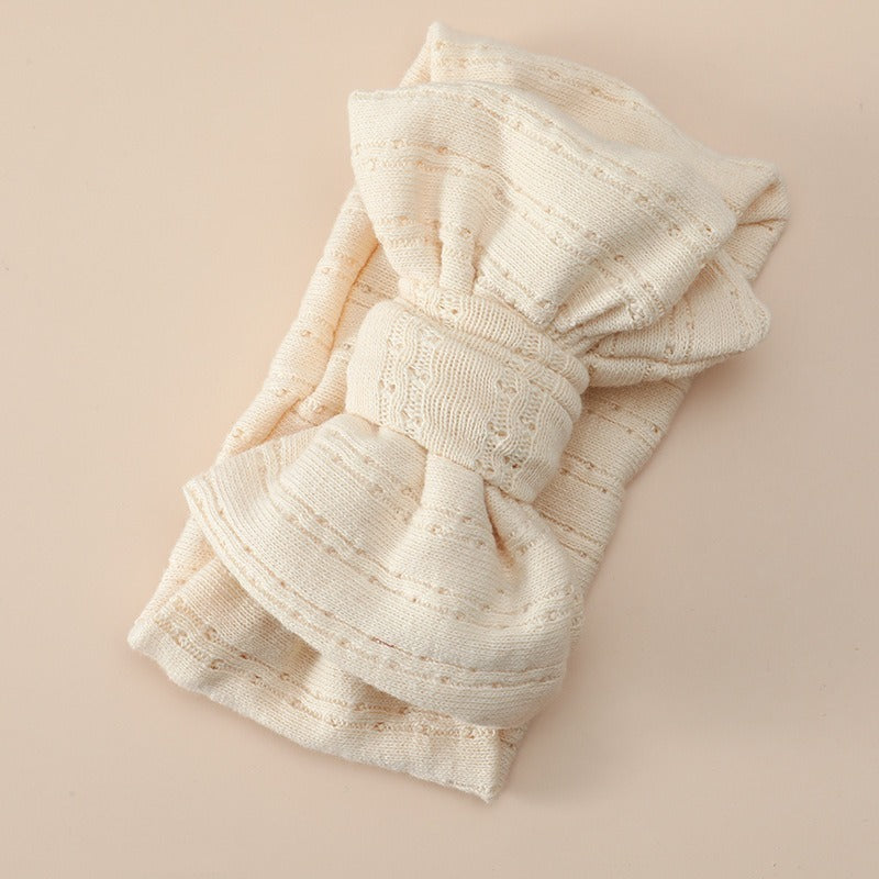 Cute Bowknot Cotton Elastic Baby Hair Band e908bf9a 202e 4e9b b9d7 cf3f1363516f