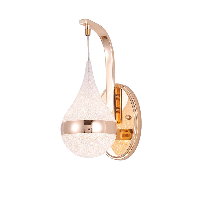 Bedside LED Drop-shaped Wall Lamp Bedroom Simple Acrylic e9190598 a23f 492a 86f5 c1156a43d0c3