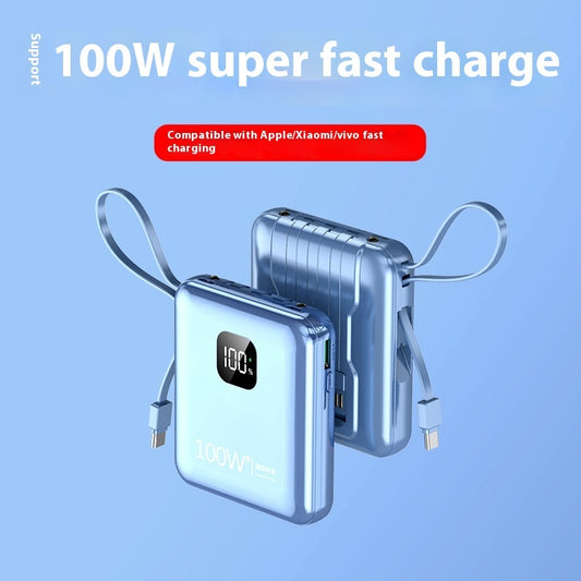 Mini-portable With Cable 20000 MA Power Bank PD225W Mobile Power Supply - 图片 1