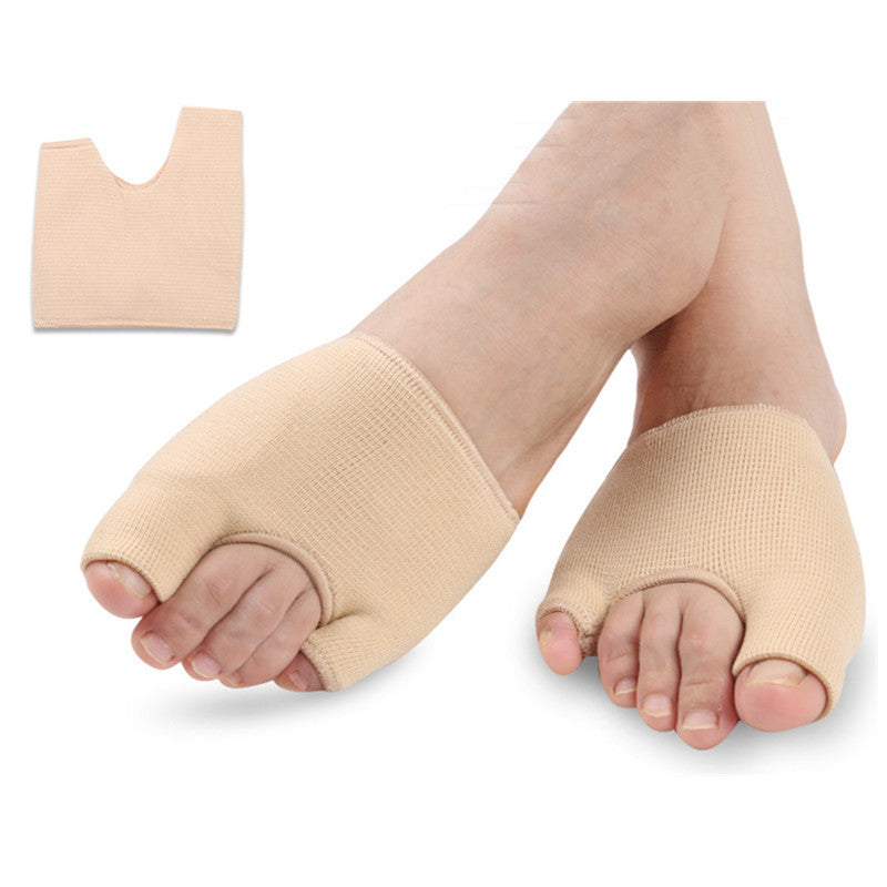 Forefoot Pad Silicone Belt Cloth U-shaped Pain Relief Three-hole Hallux Valgus Correction Big Toe Care Set e957a4df eff7 44eb