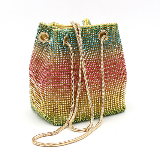 Net Red Rainbow Bucket Diamond Bag e97e90f7 0e05 4e2e 97c3 9692cfdd4d4b