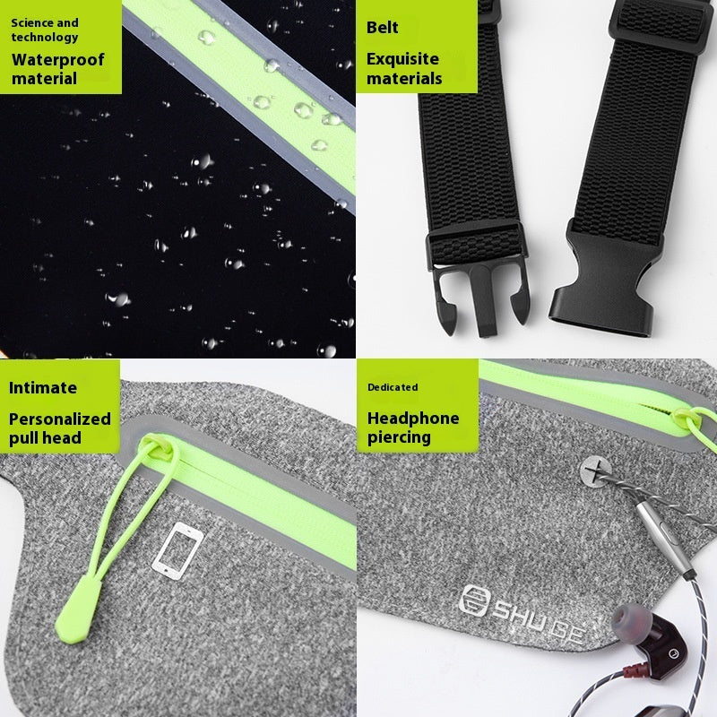 Ultra-thin Running Waterproof Portable Close-fitting Reflective Sports Phone Waist Bag e986b92c 3696 442d 9aa7 d83dd4bb1c4e