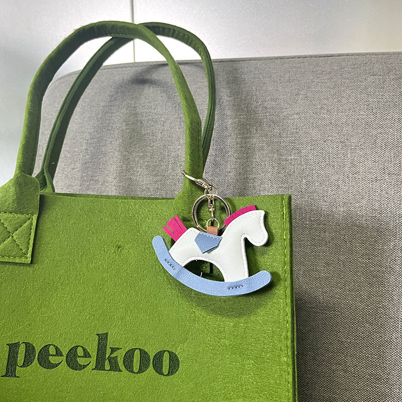 Handmade Leather Green Horse Handbag Pendant e98bf5ae 7fda 4111 af7b bf4418477969