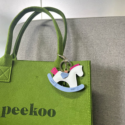 Handmade Leather Green Horse Handbag Pendant e98bf5ae 7fda 4111 af7b bf4418477969