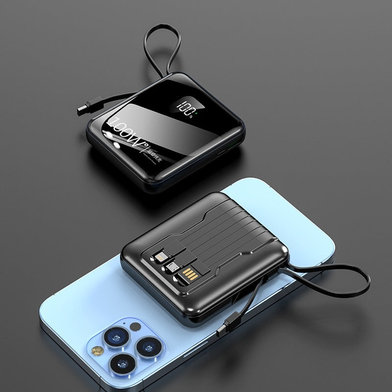 Mini-portable With Cable 20000 MA Power Bank PD225W Mobile Power Supply - 图片 6