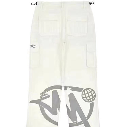 Men's Pants Street Summer Casual Straight Pants European And American Printed Elastic Neutral Pants e9958eba 426a 48b9 bfe9 4
