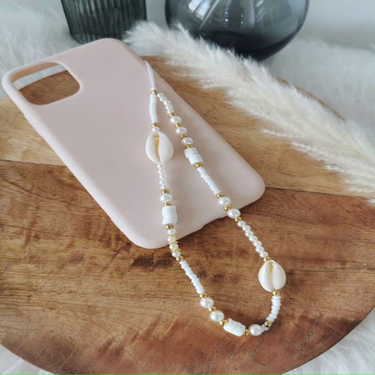 Mobile Phone Lanyard Pearl Natural Shell e997d0a9 b39b 4b1a 94aa 9e62032f8dcd